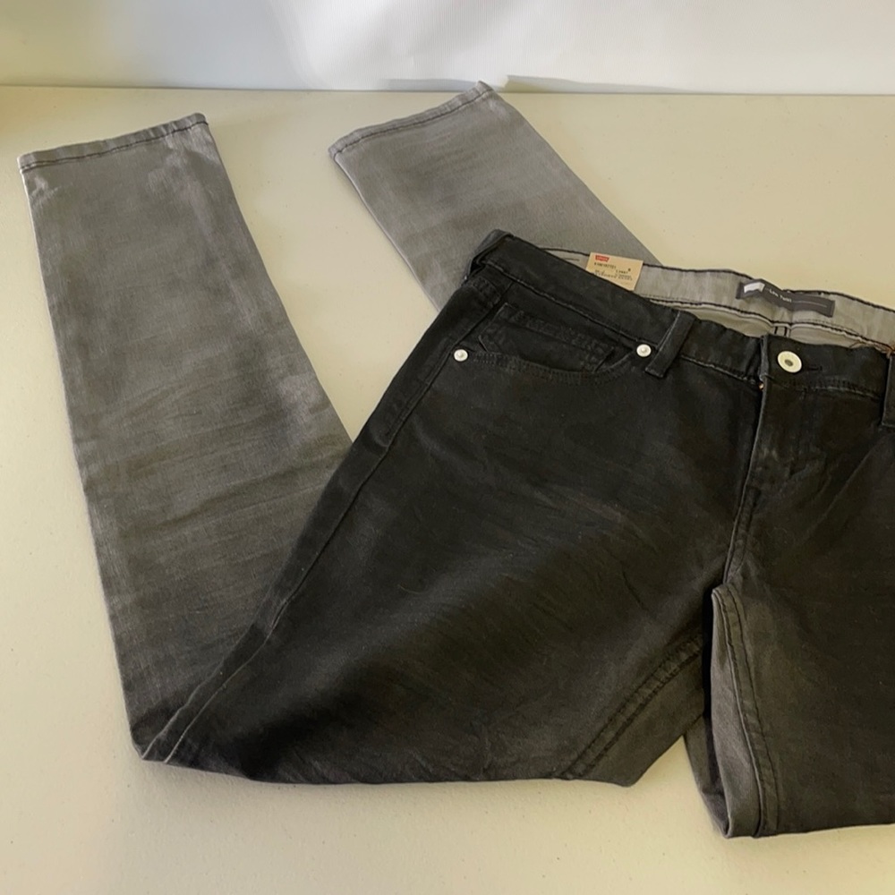 LEVI’S Low Twist Skinny jeans Ombré Black grey